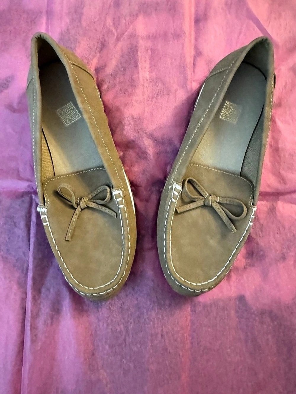 Easy Street Brown Moccasin Loafers